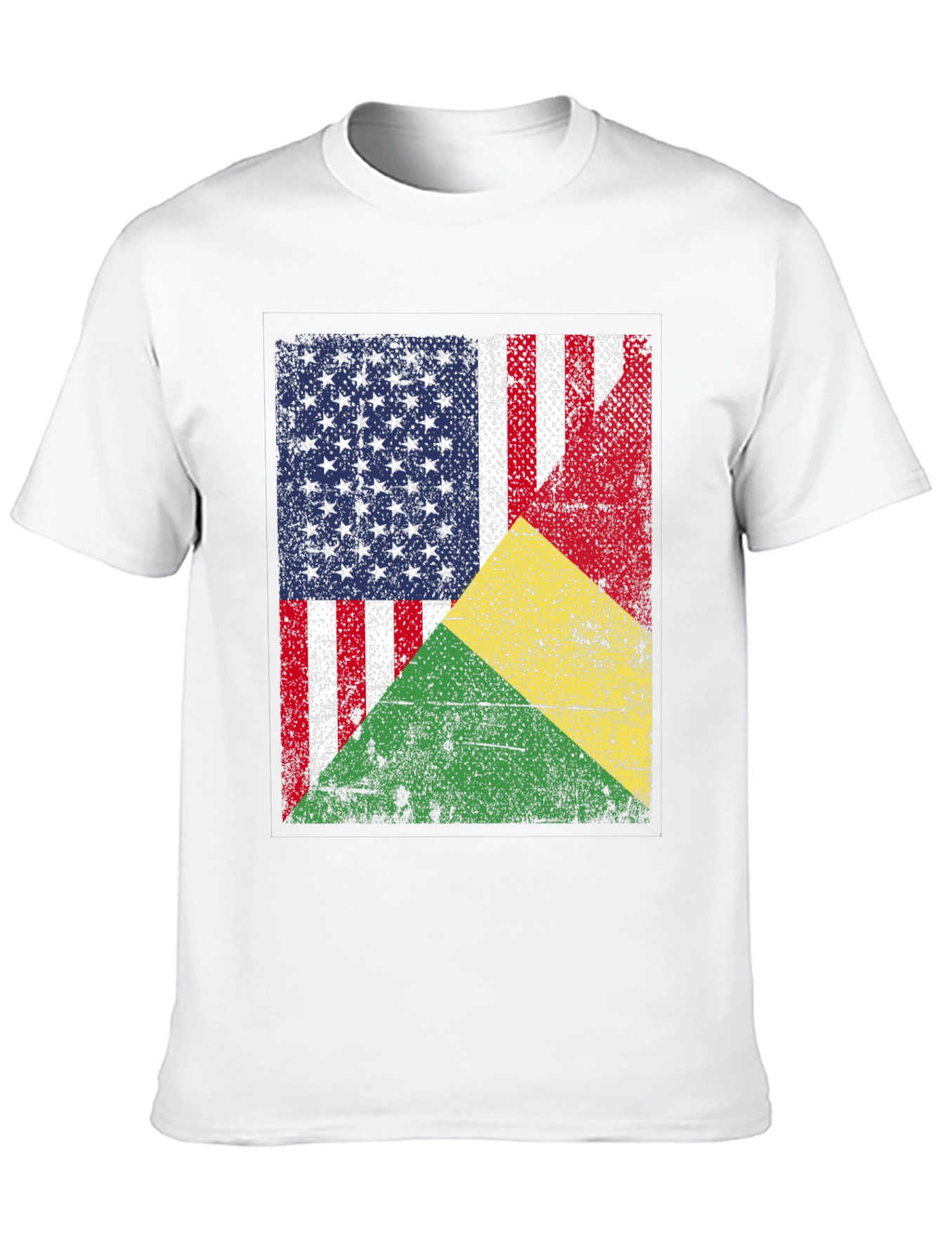 USA Benin Flag T-Shirt - Patriotic Pride
