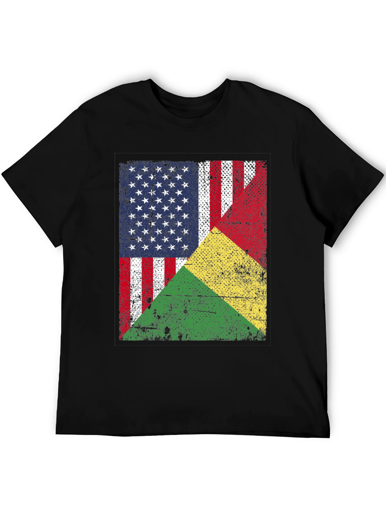 USA Benin Flag T-Shirt - Patriotic Pride
