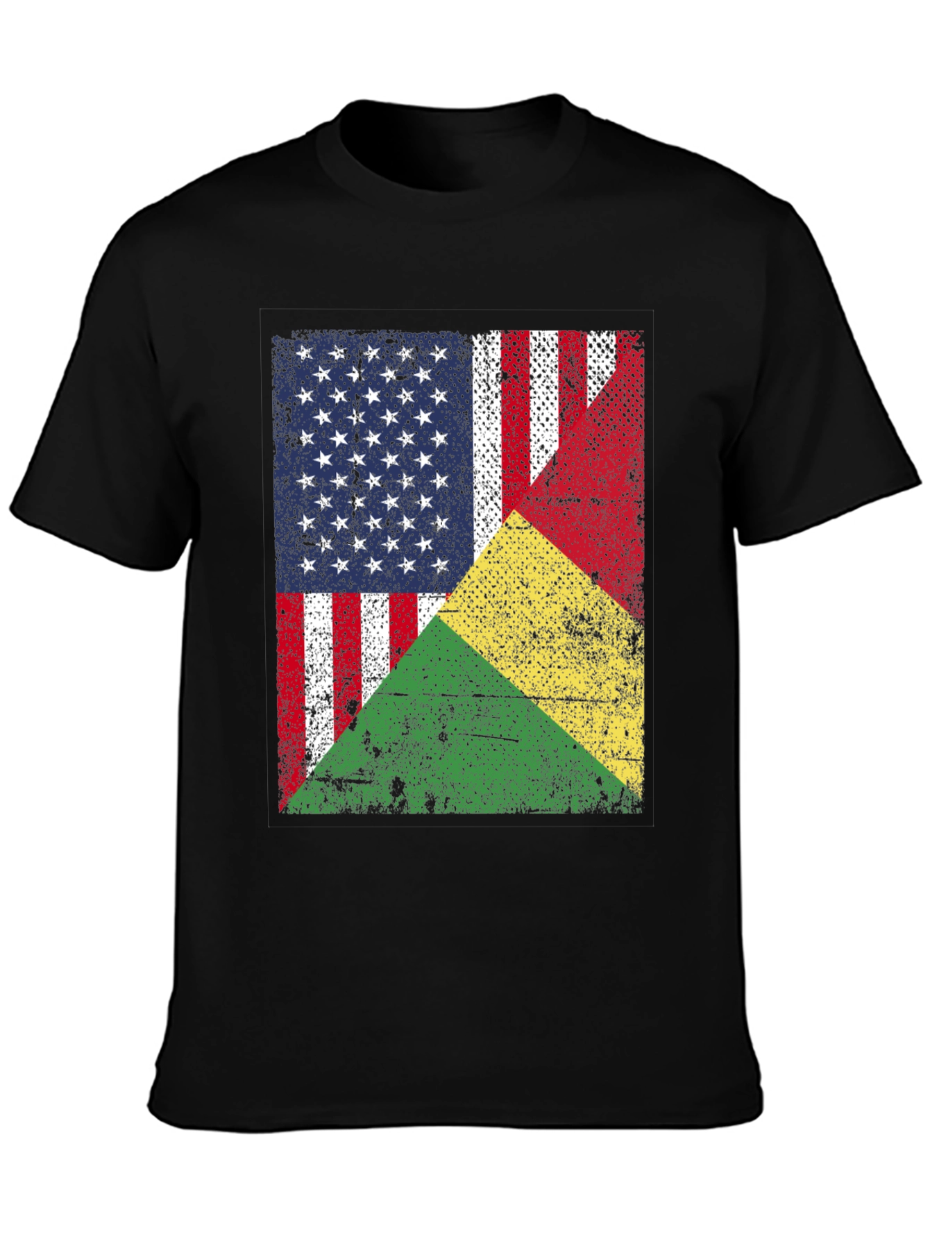 USA Benin Flag T-Shirt - Patriotic Pride
