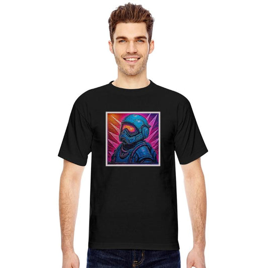 Neon Cyberpunk Astronaut