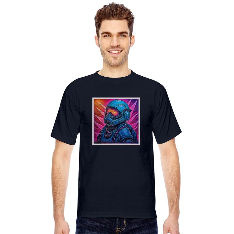 Neon Cyberpunk Astronaut