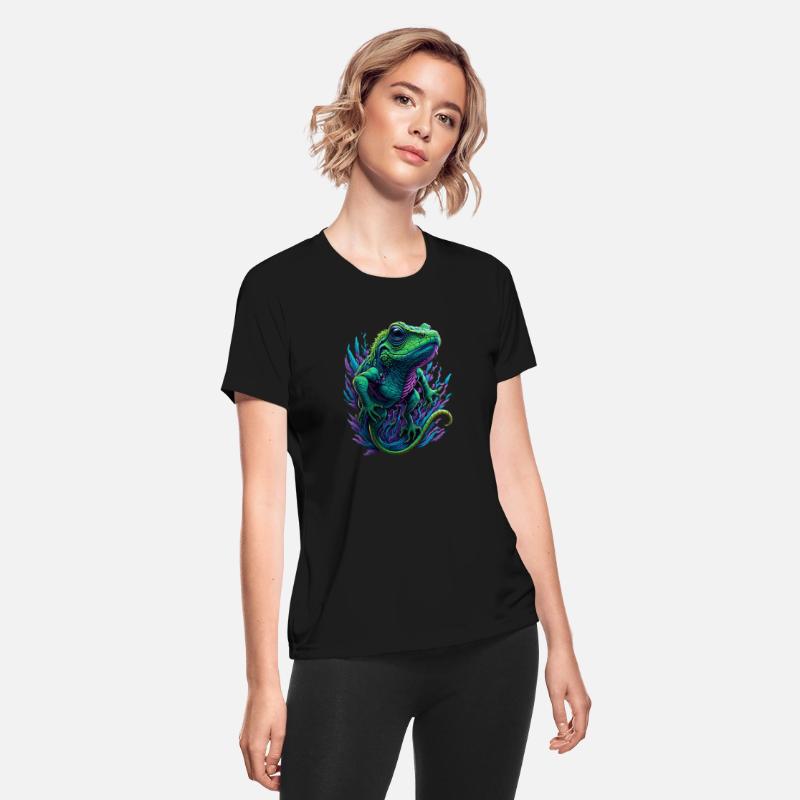 Neon Lizard Colourful