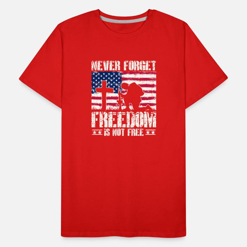 Never Forget Freedom Is Not Free Military Tribute