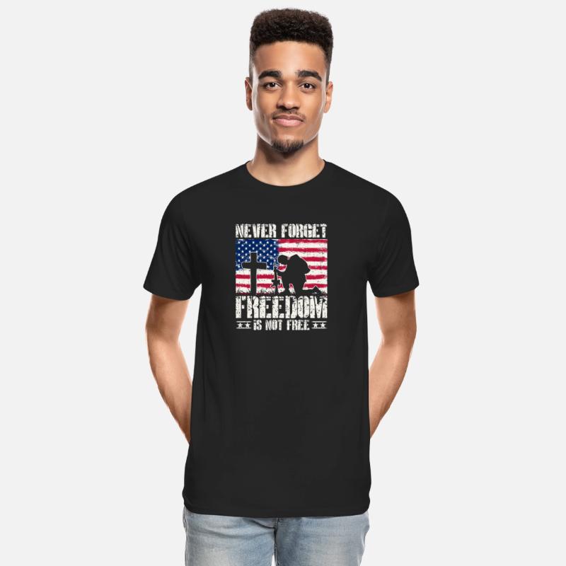 Never Forget Freedom Is Not Free Military Tribute