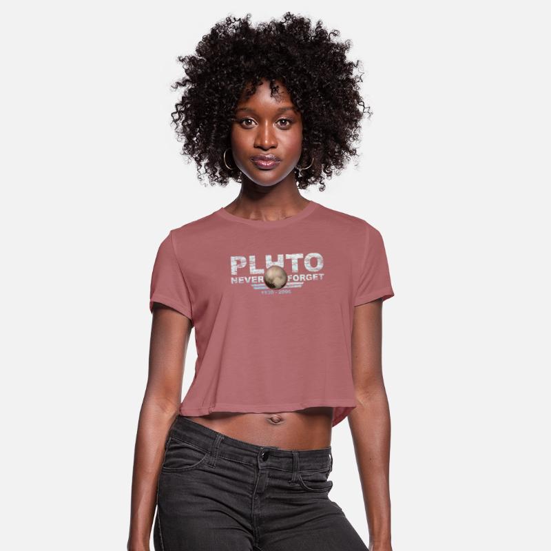 Never Forget Pluto Design Retro Style Funny Space