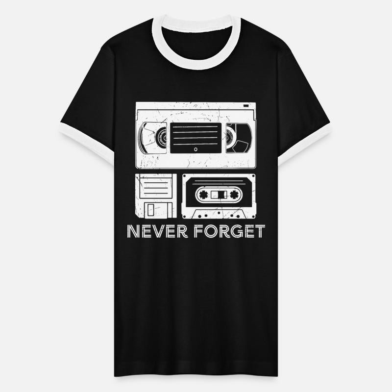 Never Forget VHS Cassette Floppy Funny