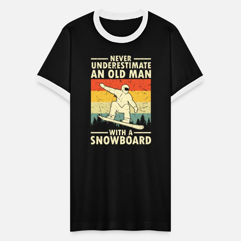 Never Underestimate An Old Man With A Snowboard