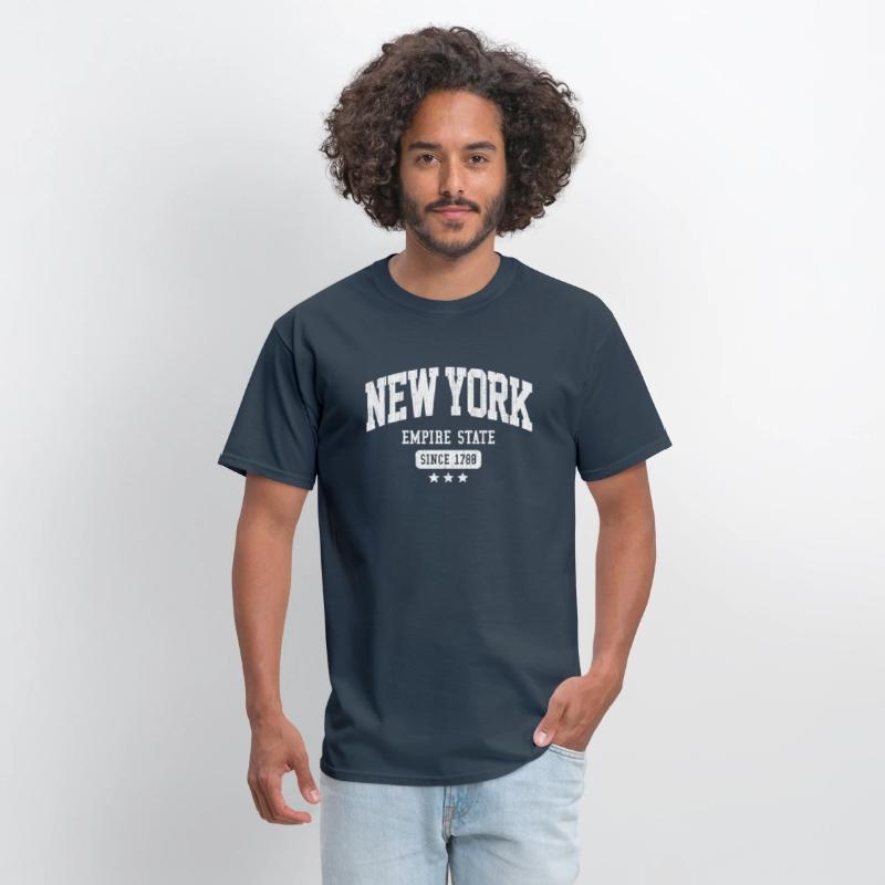 New York Empire State Nyc Weathered Dark