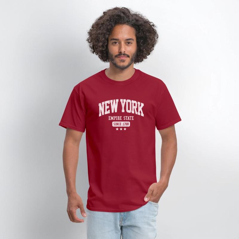 New York Empire State Nyc Weathered Dark