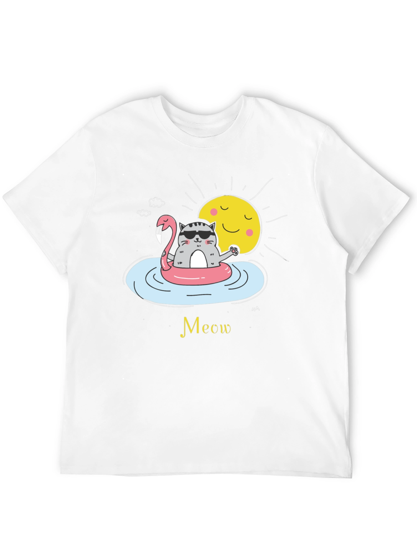 Cool Cat Summer Vibes T-Shirt