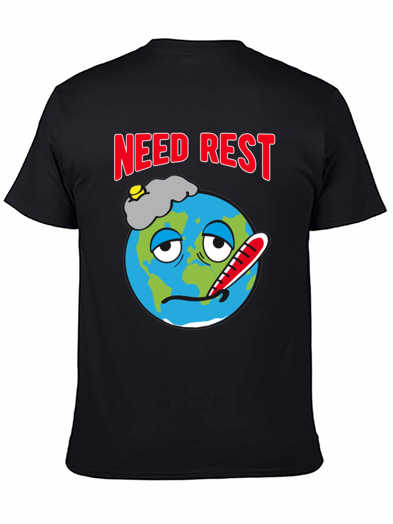Need Rest Earth Graphic T-Shirt