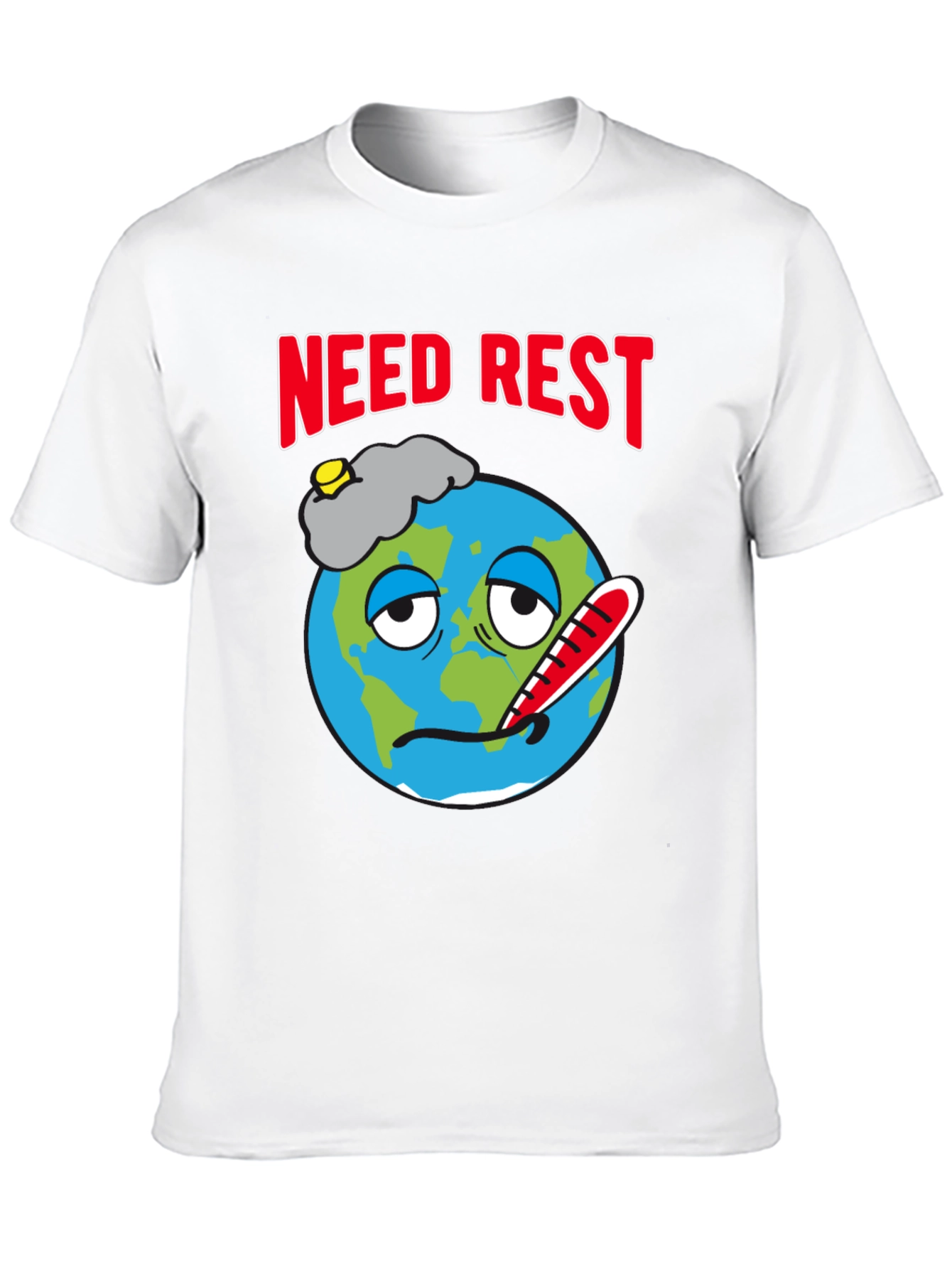 Need Rest Earth Graphic T-Shirt
