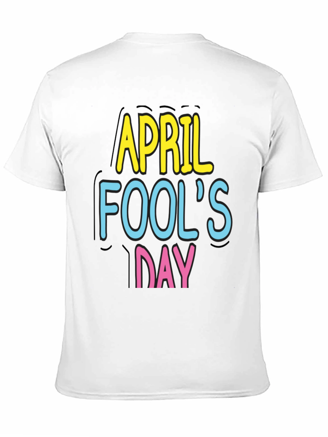 April Fools Day Black Tee Shirt