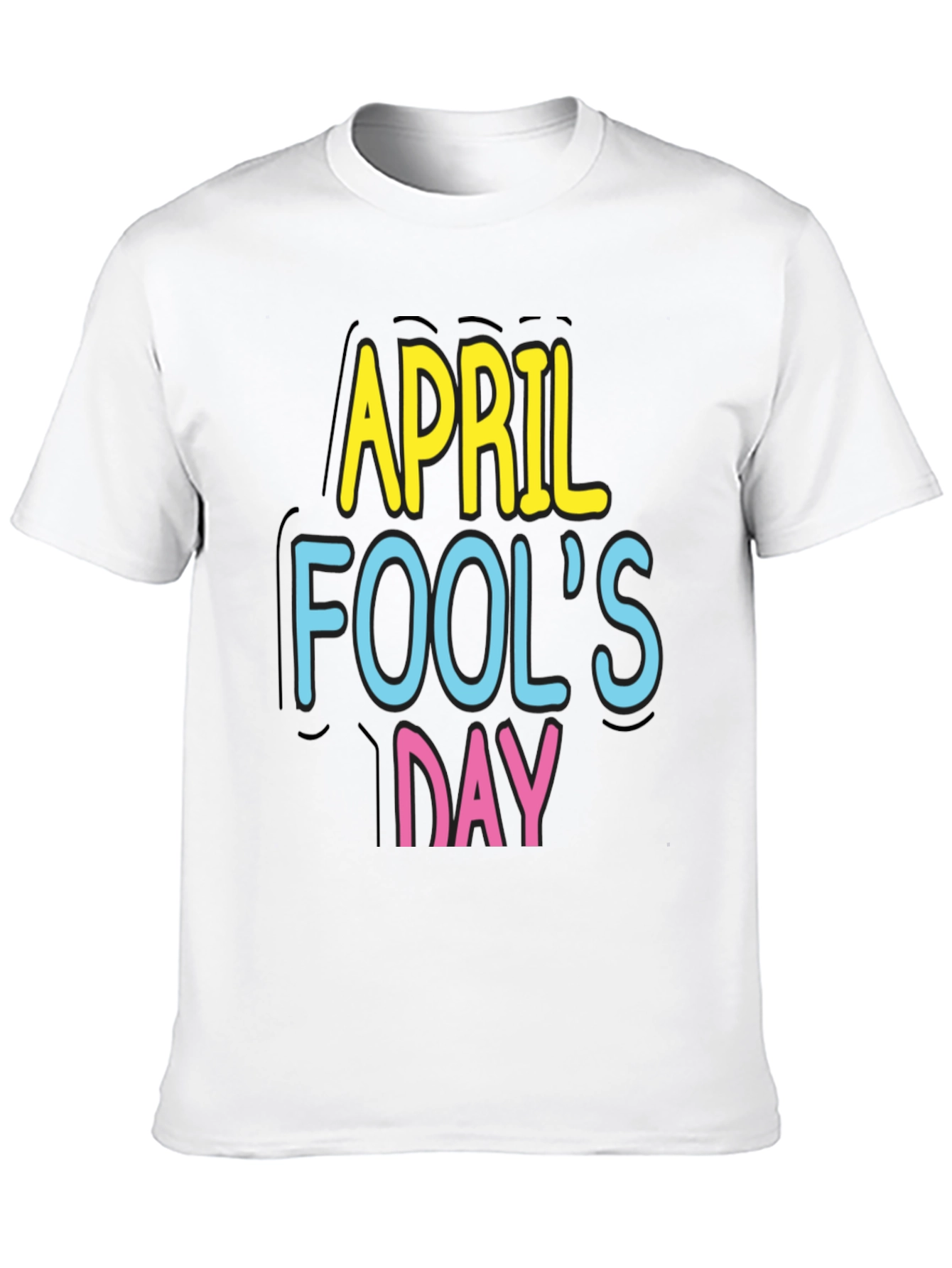April Fools Day Black Tee Shirt