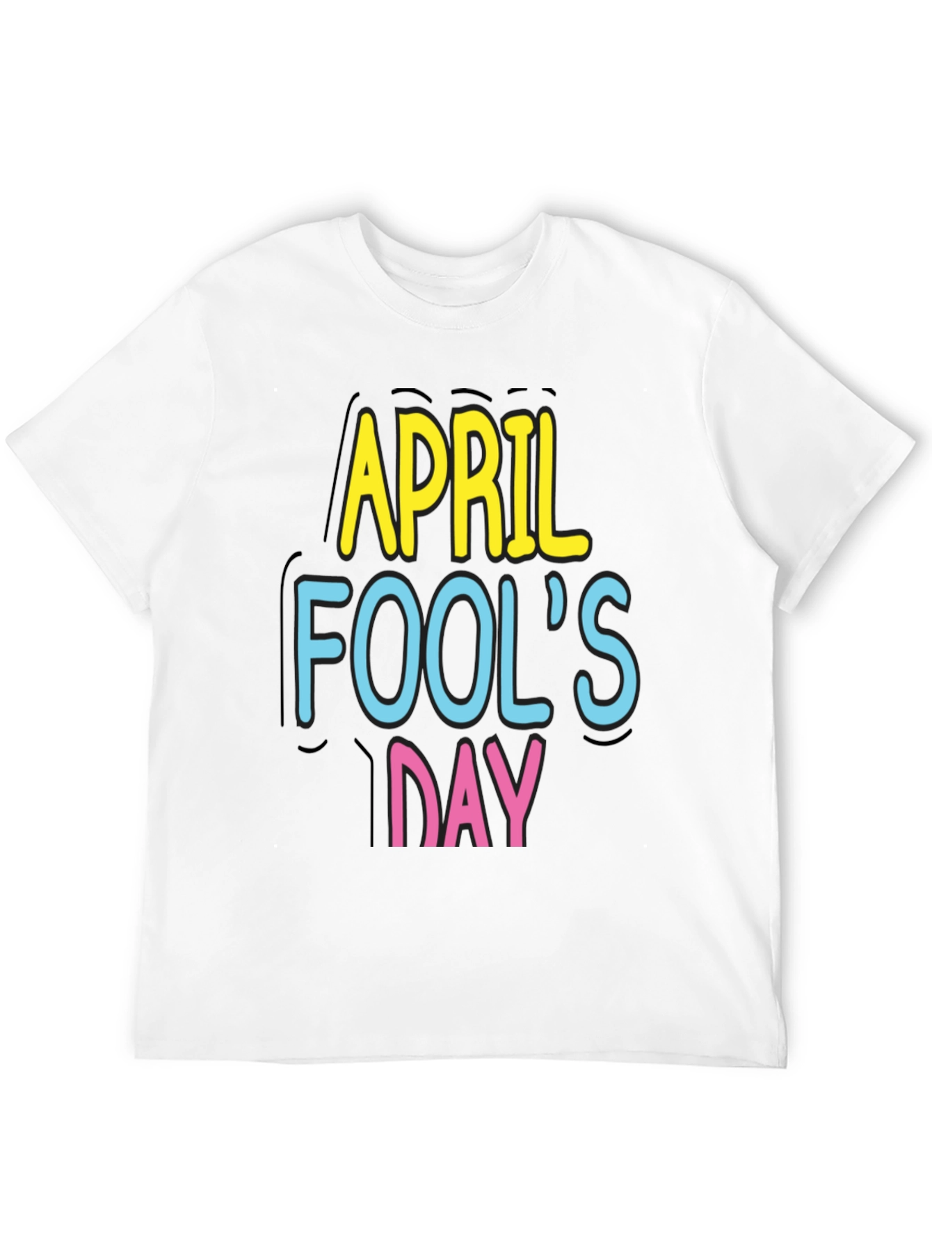April Fools Day Black Tee Shirt