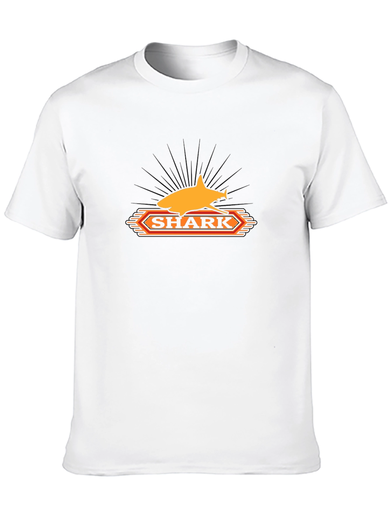 Shark Graphic Tee - Mens Black T-Shirt