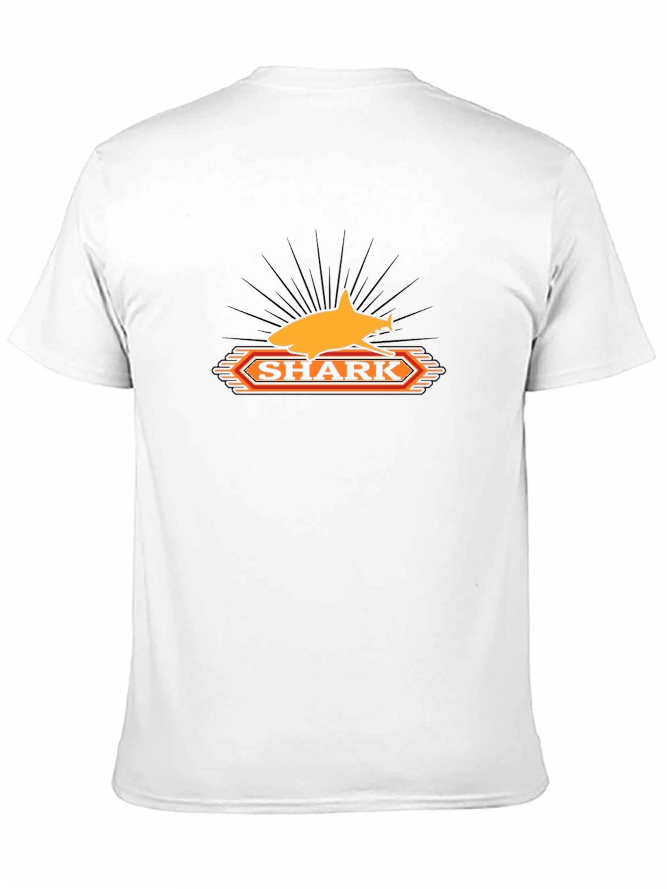 Shark Graphic Tee - Mens Black T-Shirt