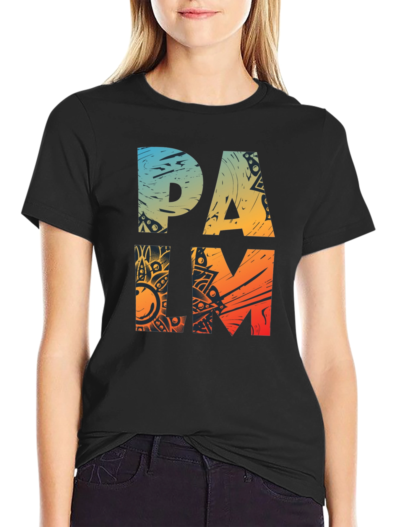 Palm Tree Graphic Tee - Relaxed Fit