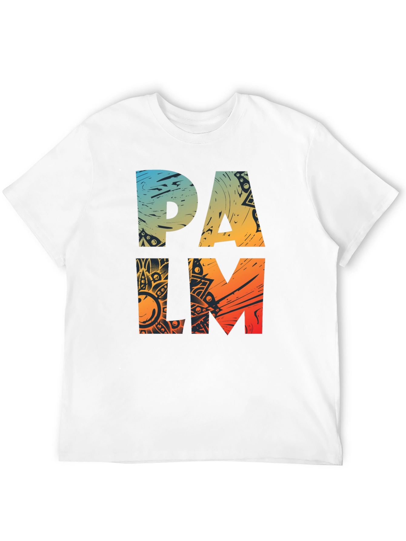 Palm Tree Graphic Tee - Relaxed Fit