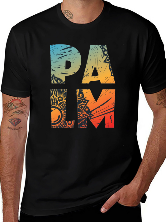 Palm Tree Graphic Tee - Relaxed Fit