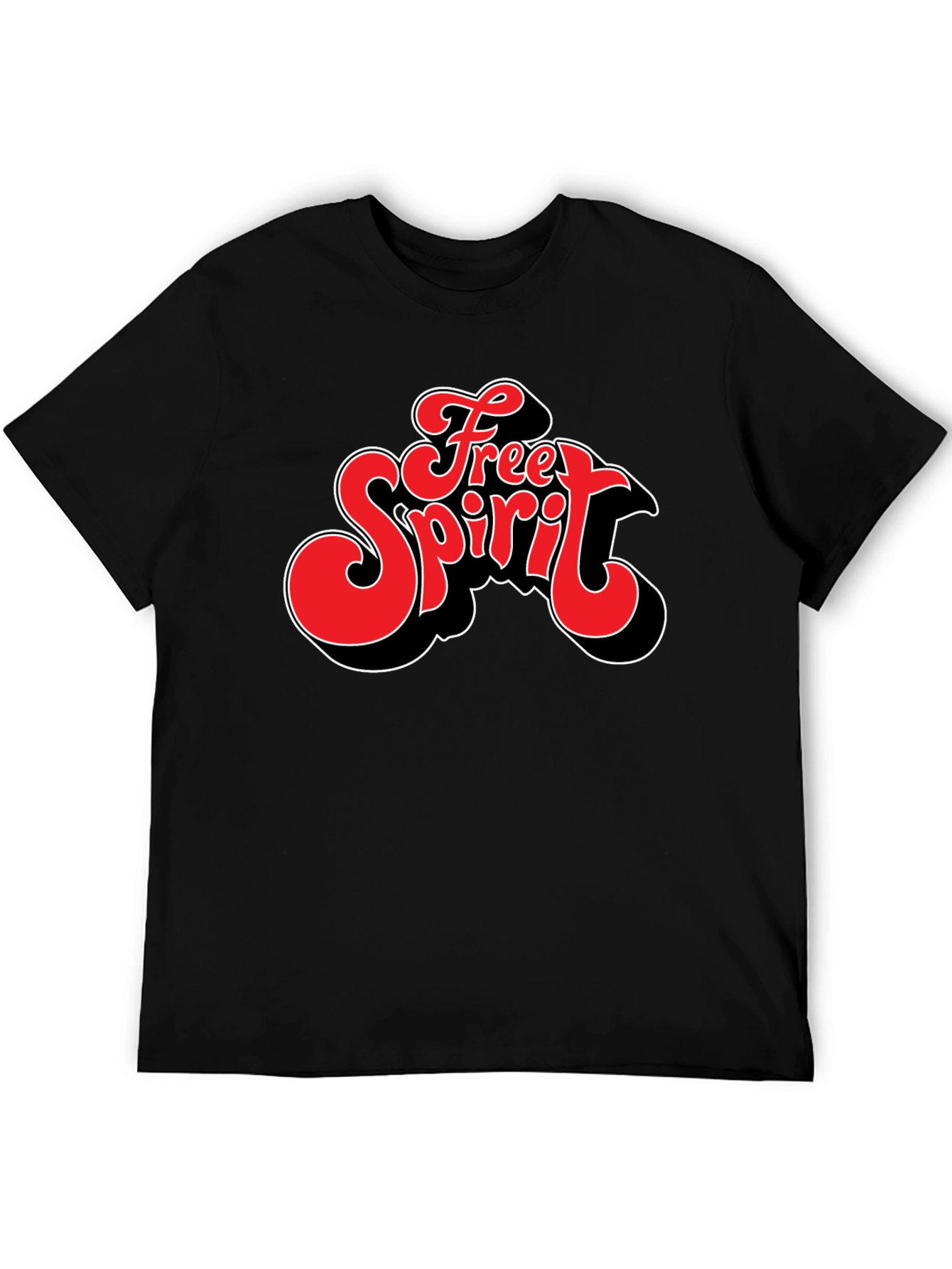 Free Spirit Graphic Tee - Retro Style Shirt