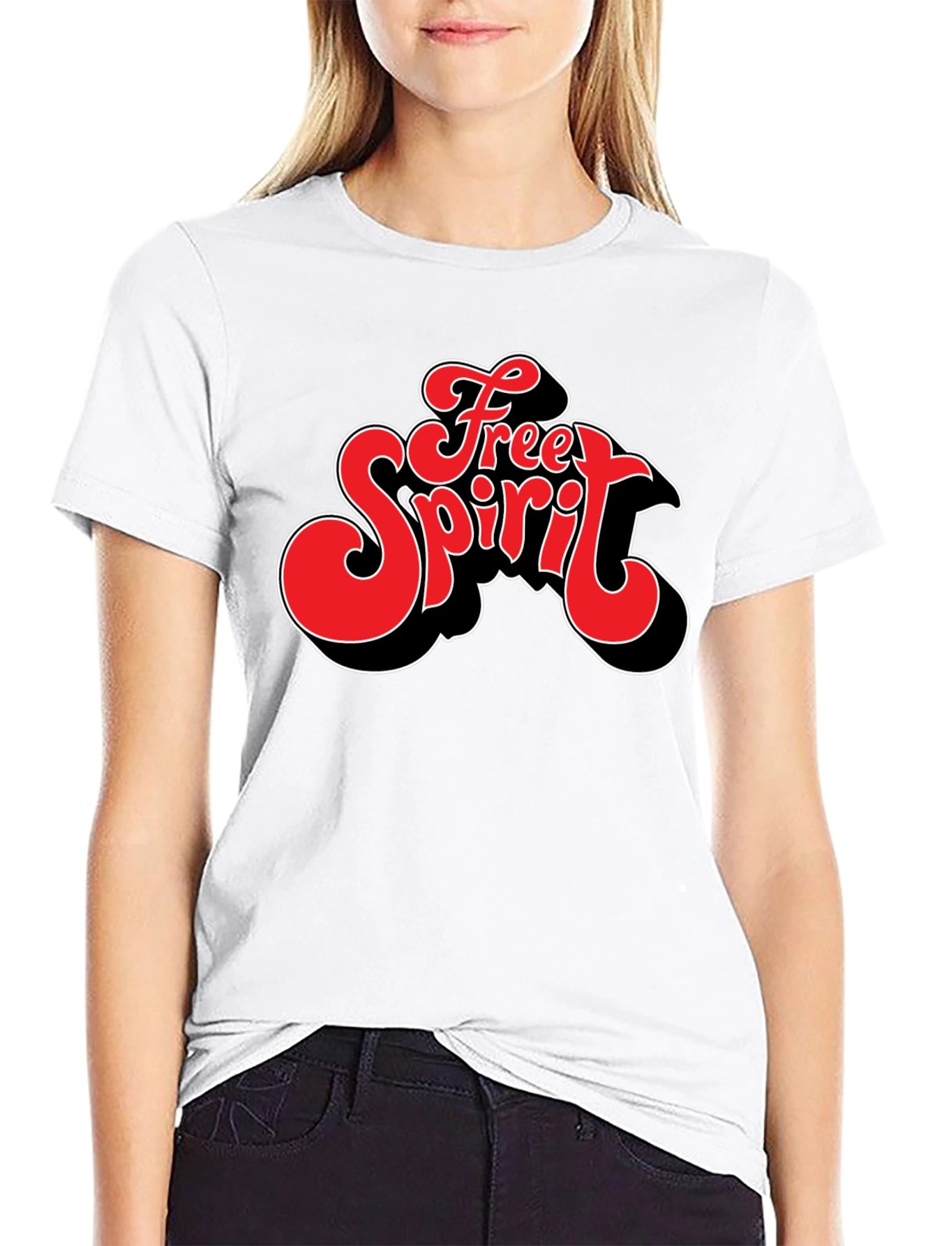 Free Spirit Graphic Tee - Retro Style Shirt