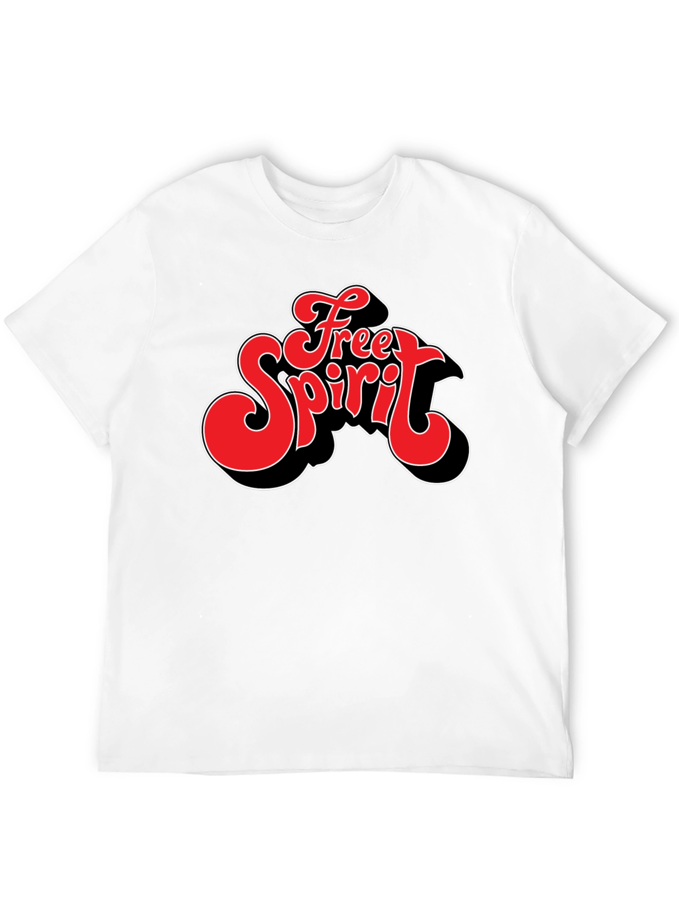Free Spirit Graphic Tee - Retro Style Shirt