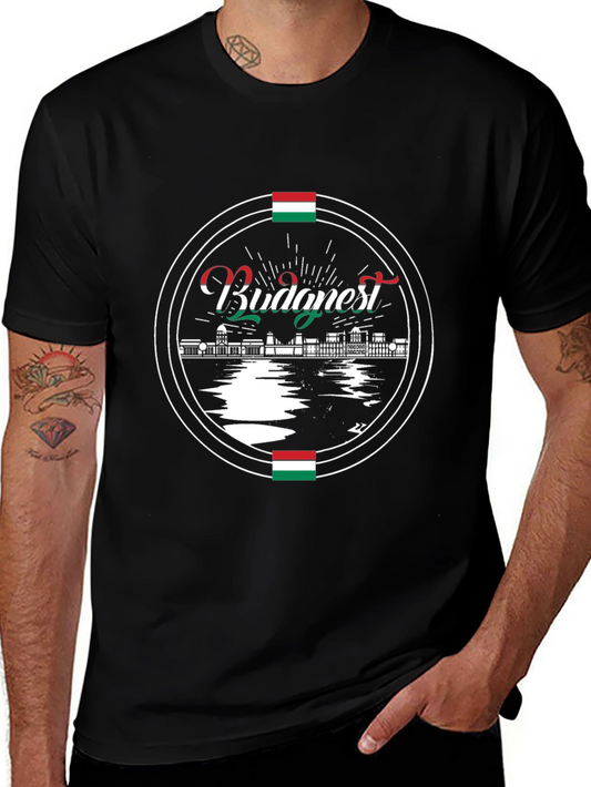 Budapest Hungary Black T-Shirt