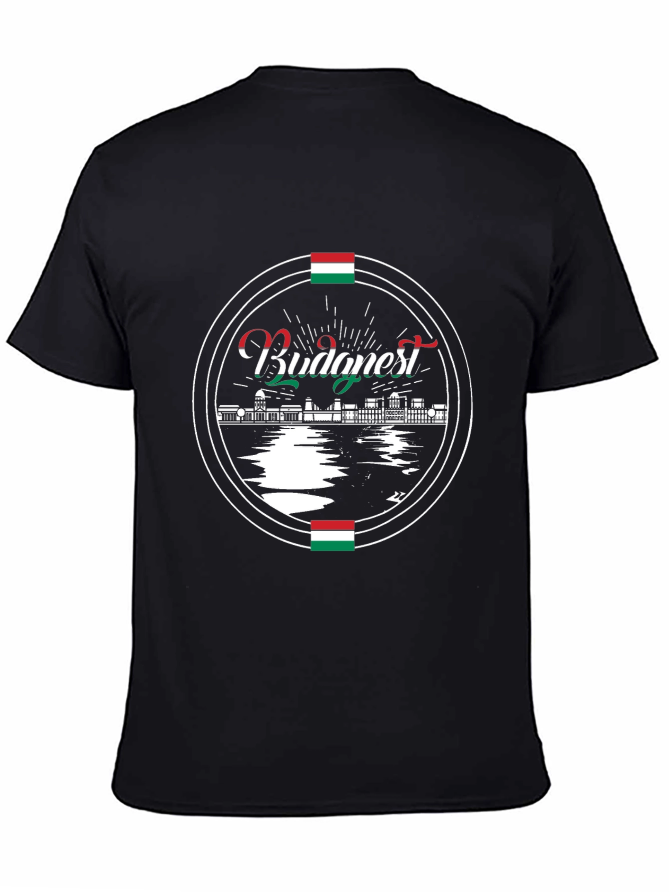 Budapest Hungary Black T-Shirt