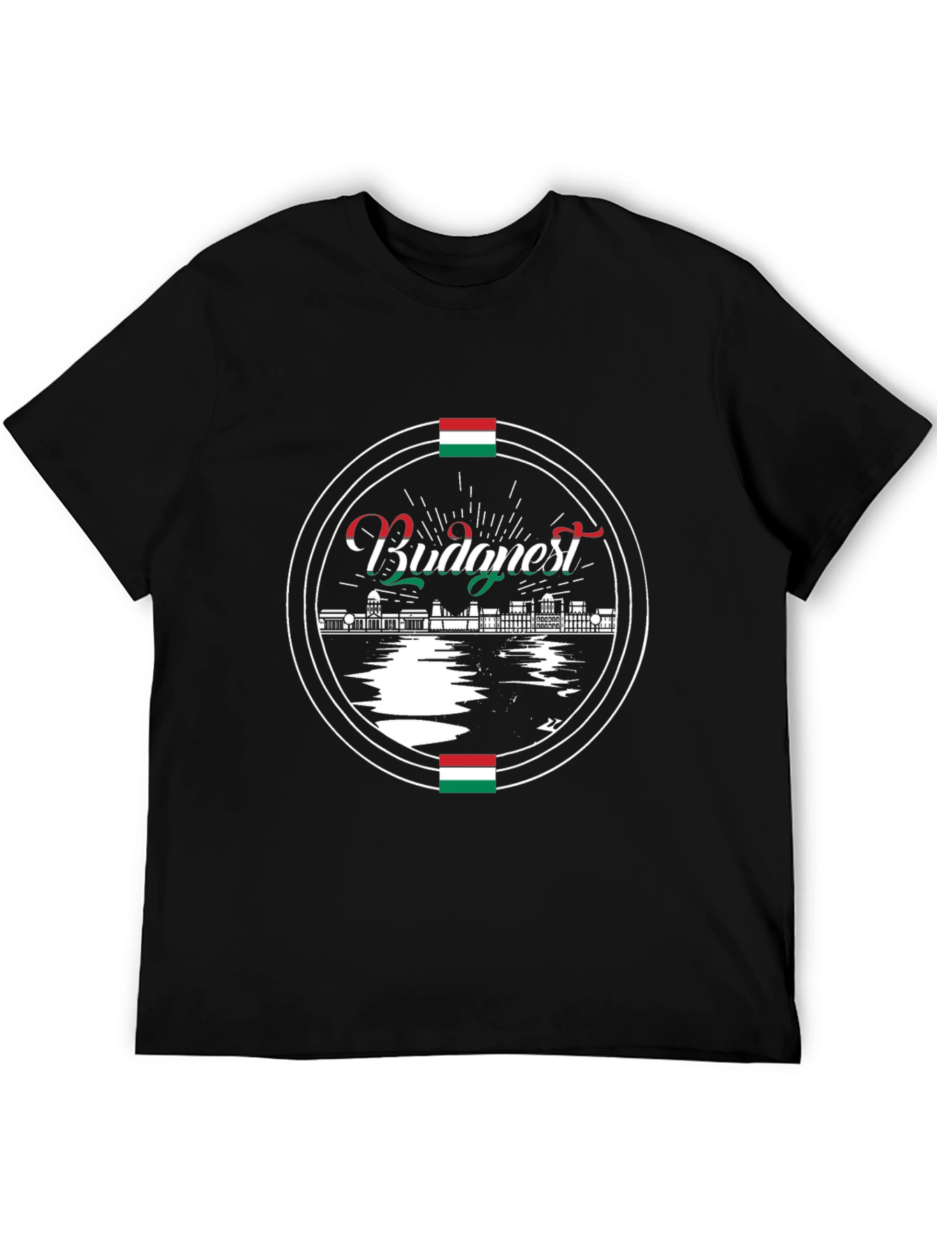 Budapest Hungary Black T-Shirt