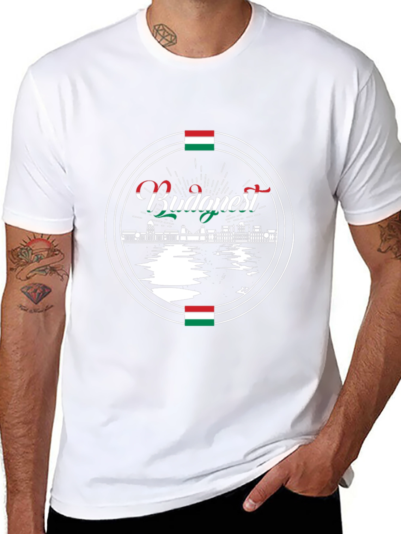 Budapest Hungary Black T-Shirt