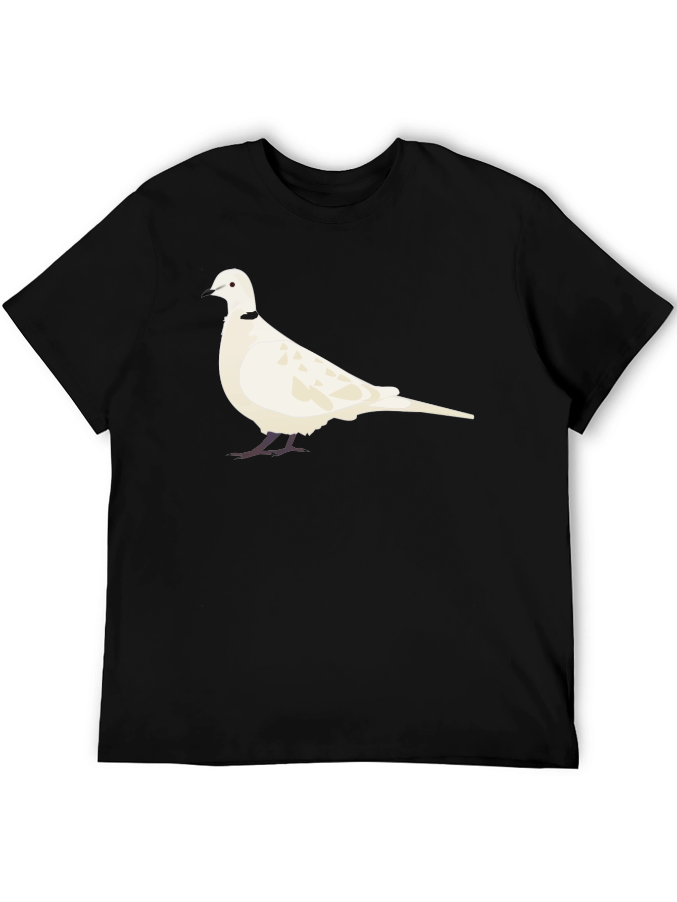 Dove Graphic Tee - Black Cotton Blend