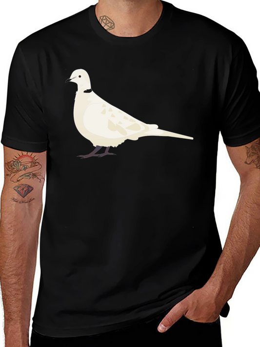 Dove Graphic Tee - Black Cotton Blend