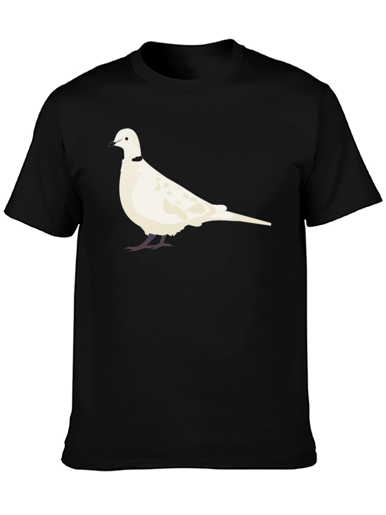 Dove Graphic Tee - Black Cotton Blend