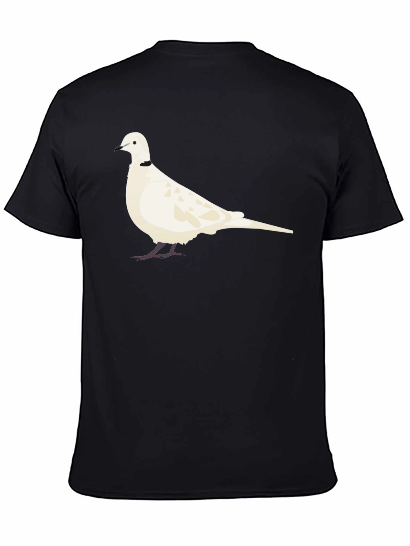 Dove Graphic Tee - Black Cotton Blend