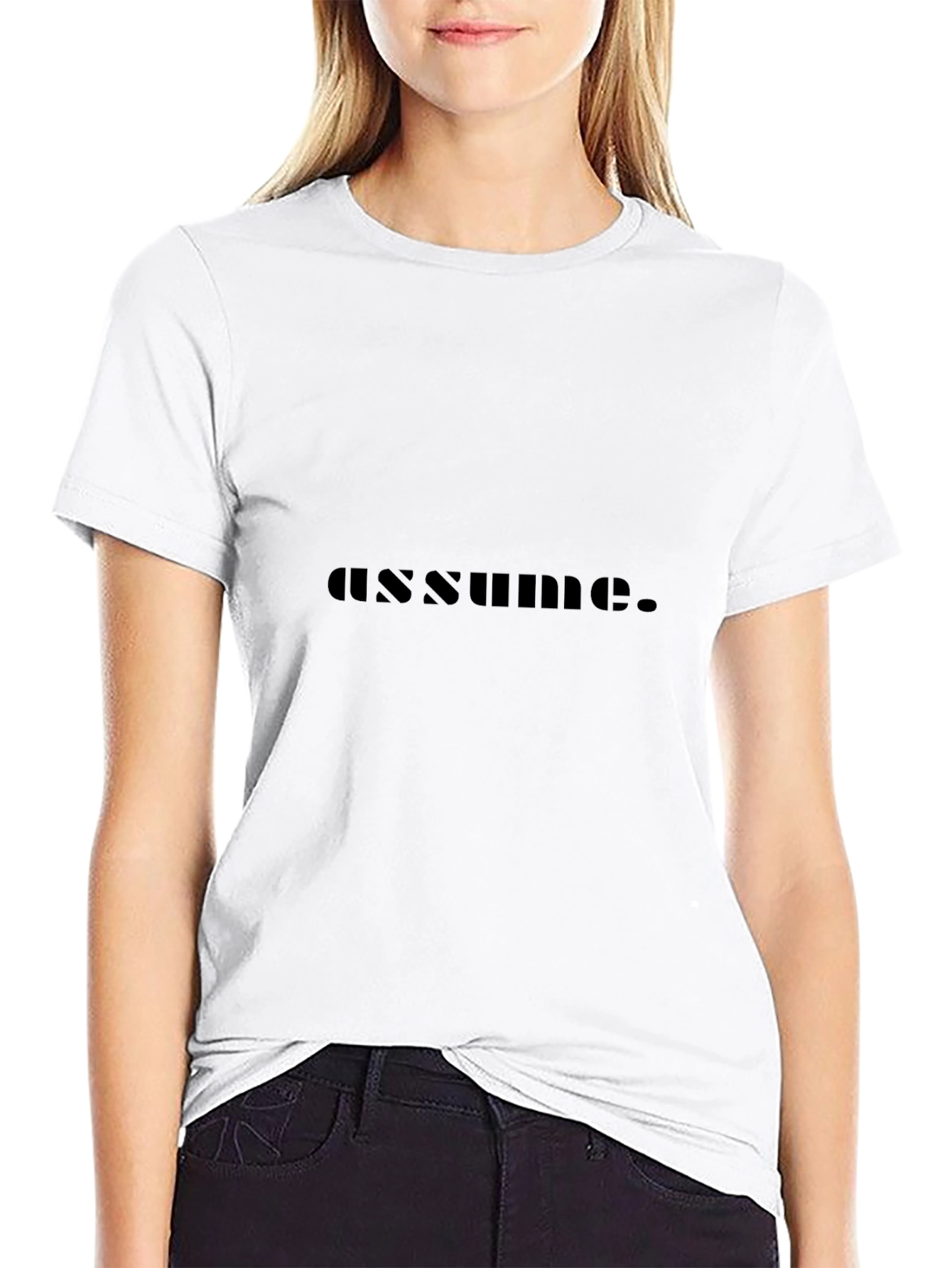 Assume Graphic T-Shirt