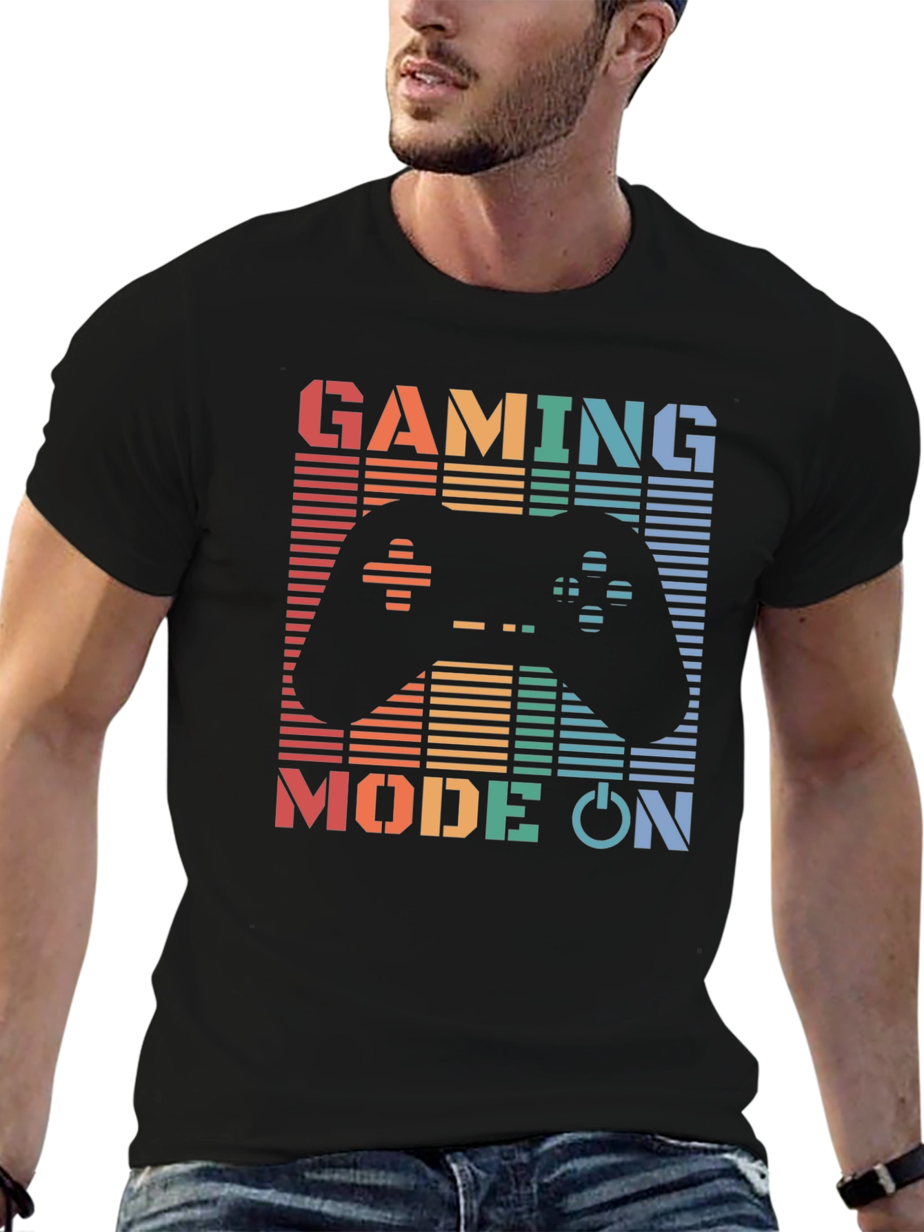 Gaming Mode On Graphic Tee - Gamer T-Shirt