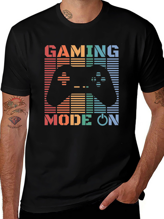 Gaming Mode On Graphic Tee - Gamer T-Shirt
