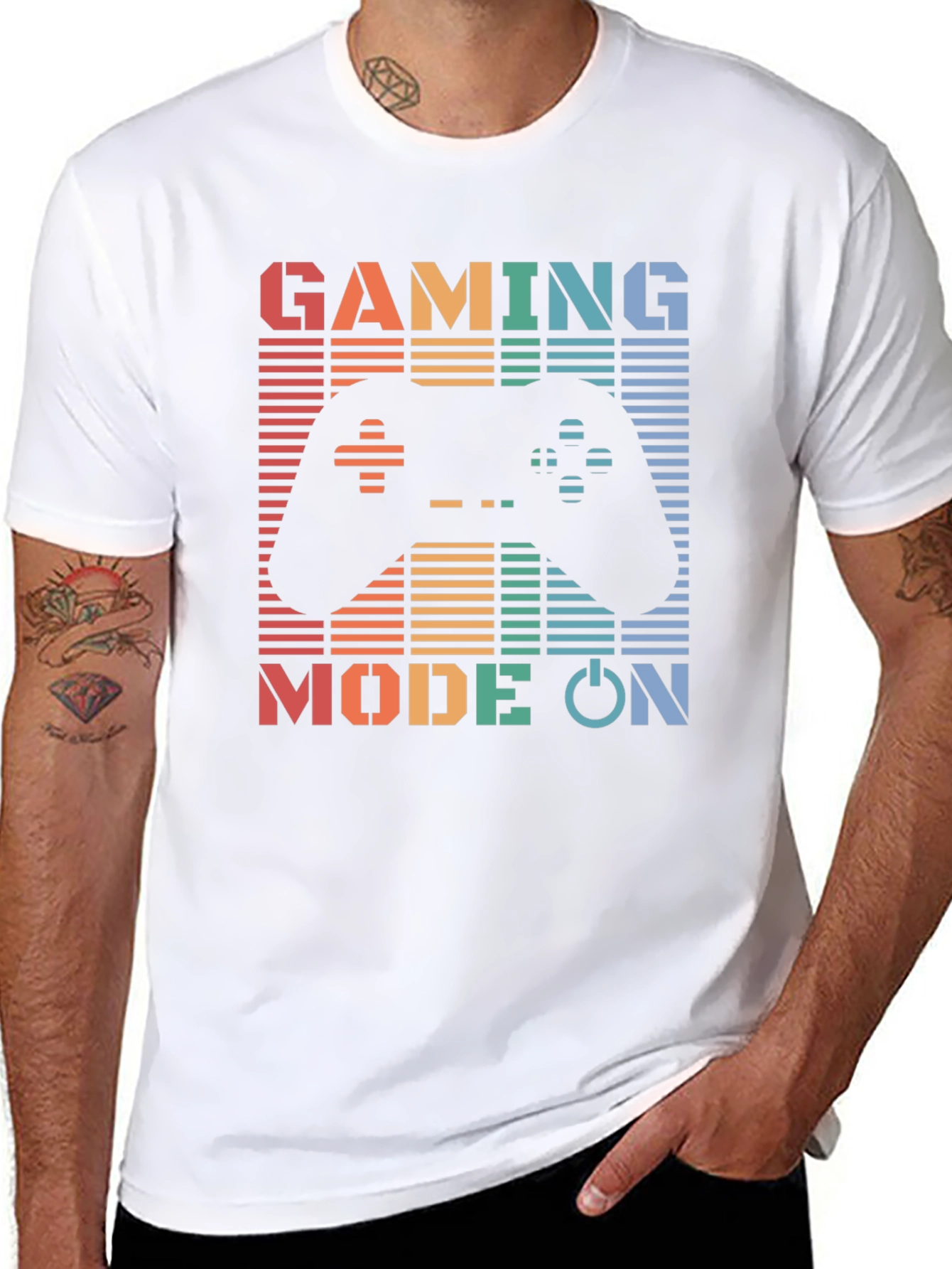 Gaming Mode On Graphic Tee - Gamer T-Shirt