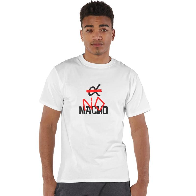 NO Macho (logo and text)