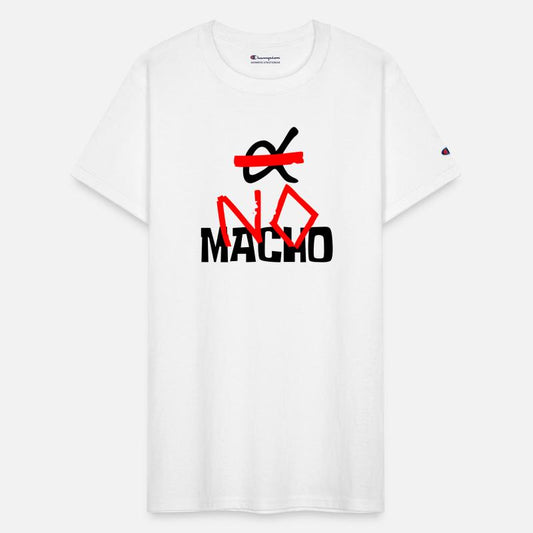 NO Macho (logo and text)