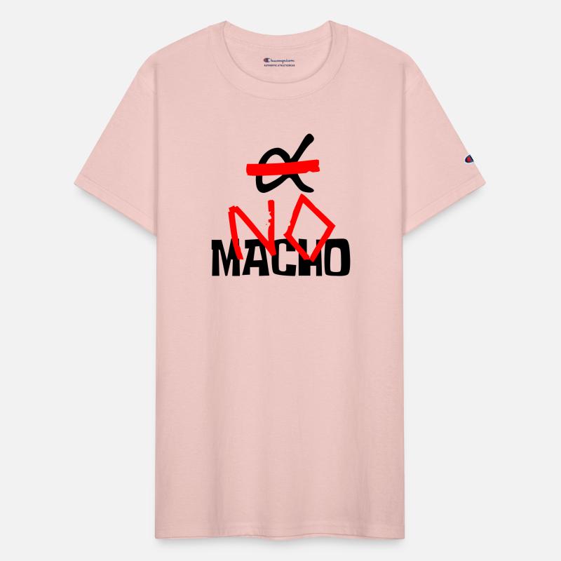 NO Macho (logo and text)