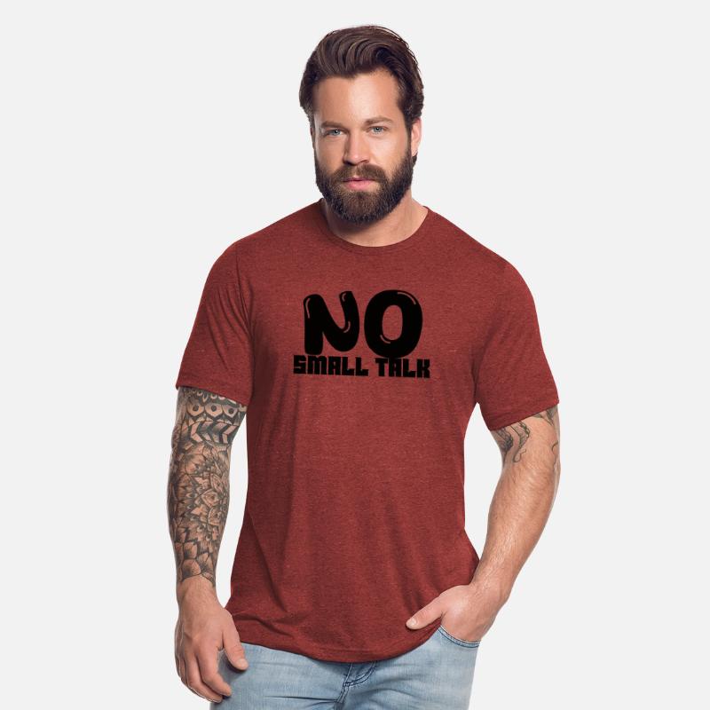 No Small Talk Statement Tee for Introverts