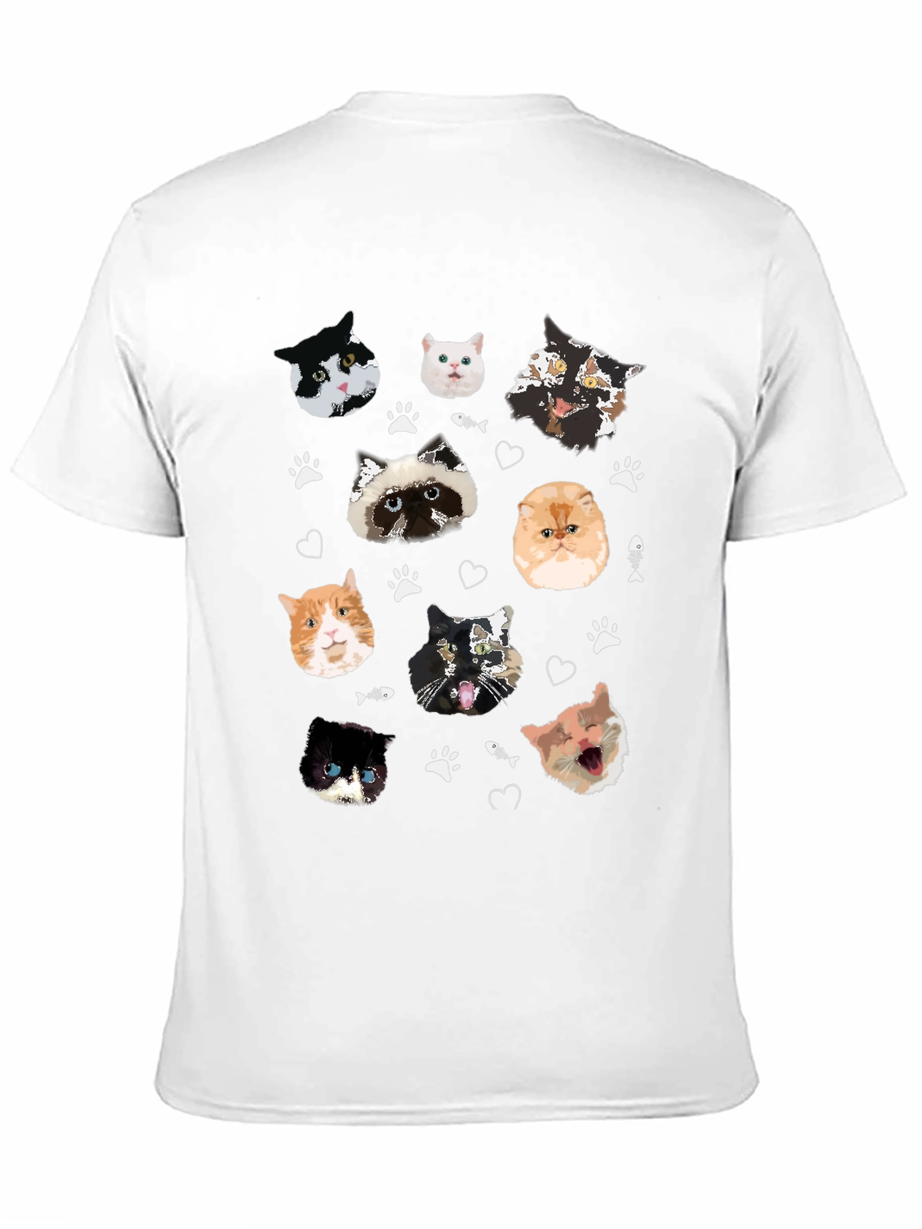 Cool Cats T-Shirt - Funny Cat Faces!