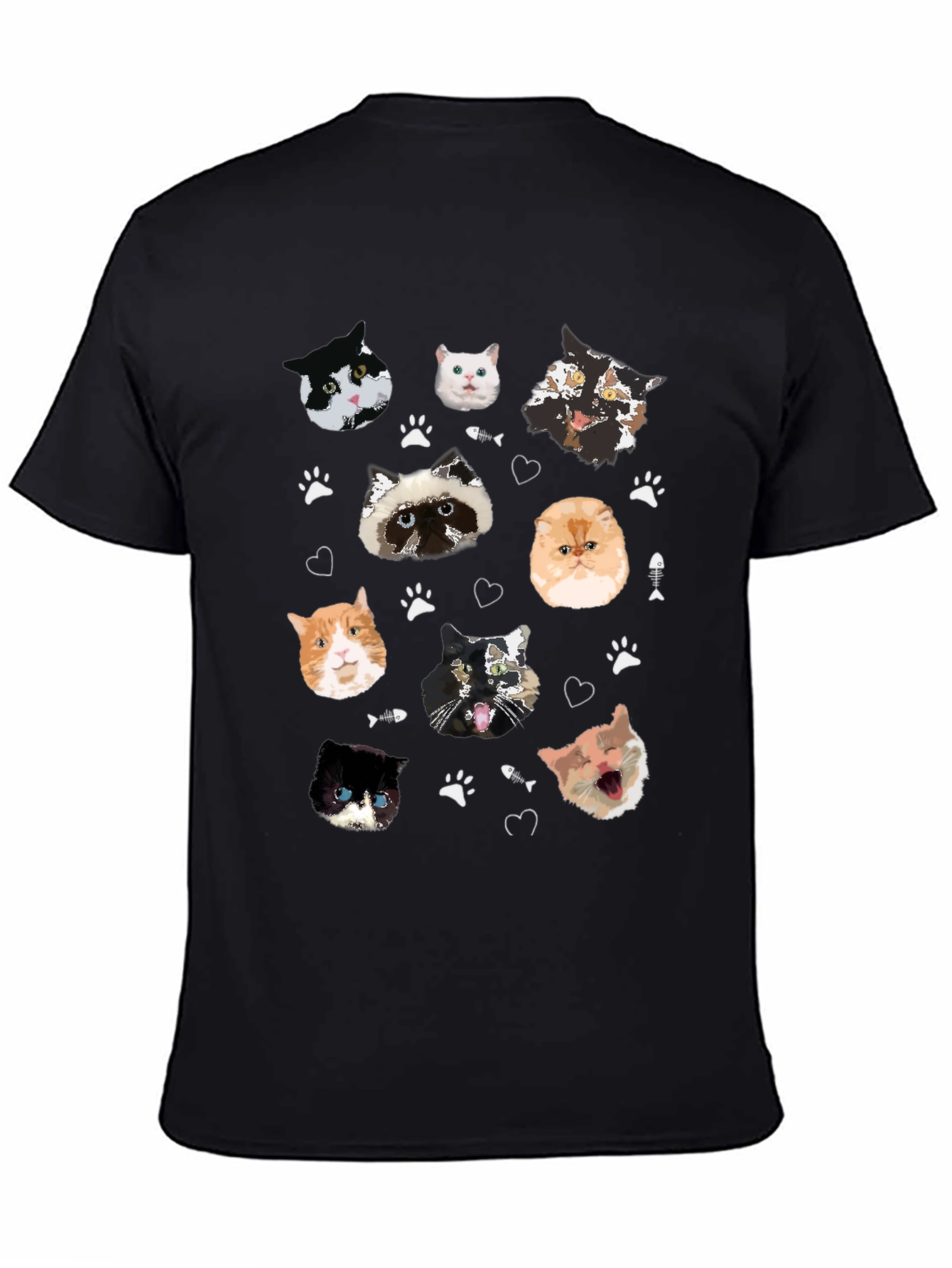 Cool Cats T-Shirt - Funny Cat Faces!