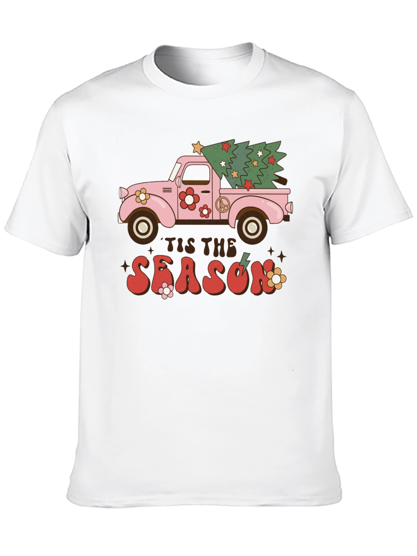 Retro Christmas Truck T-Shirt