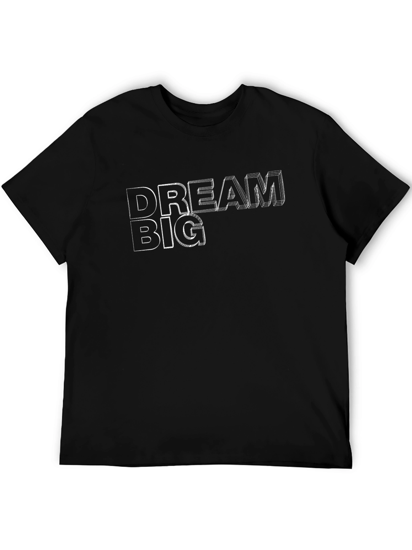 Dream Big Black Graphic T-Shirt