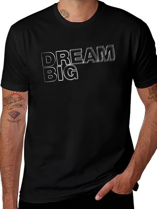 Dream Big Black Graphic T-Shirt