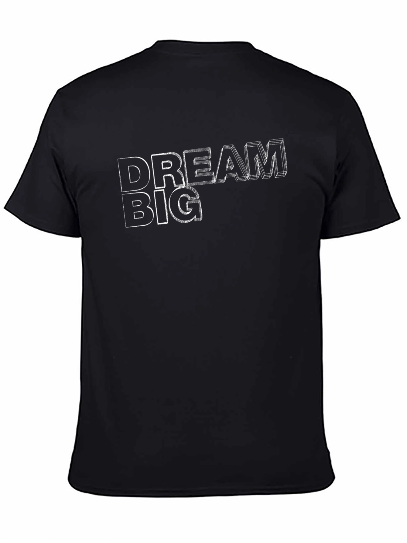 Dream Big Black Graphic T-Shirt