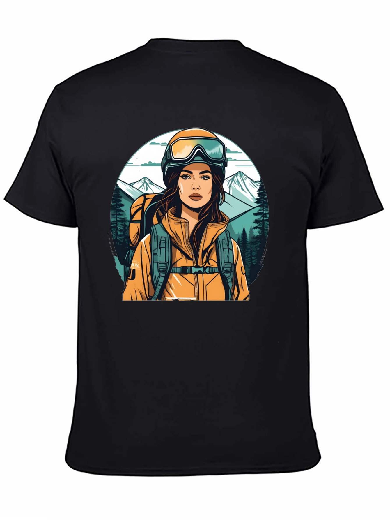 Hiking Girl Graphic Tee - Adventure Ready Shirt